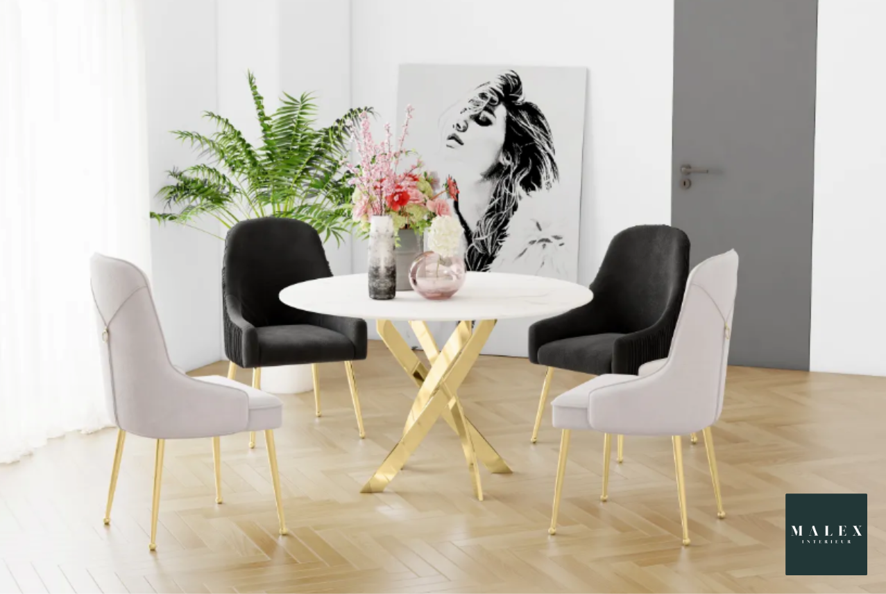 Table à manger Jessica ronde