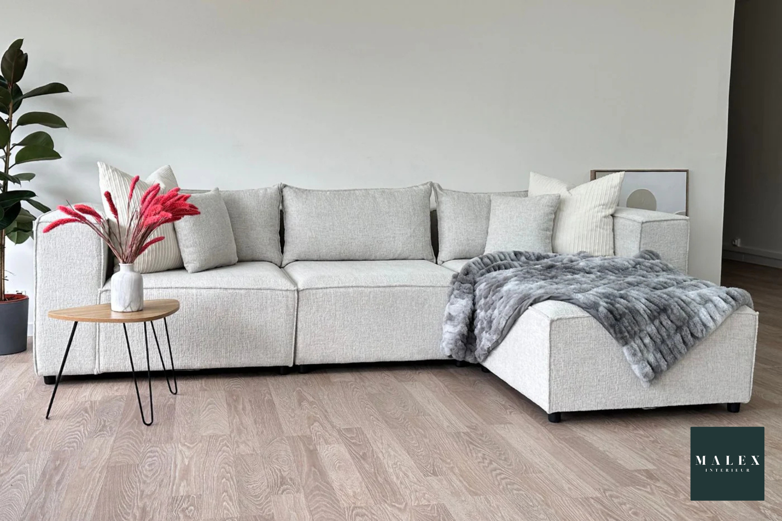 Canapé Modulable Elégance + 2 Rideaux OFFERT