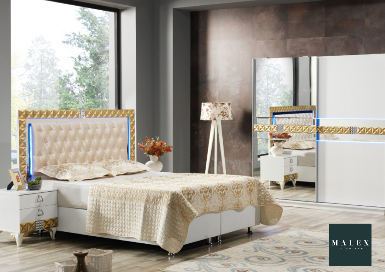 Chambre complète Alliance avec sommier