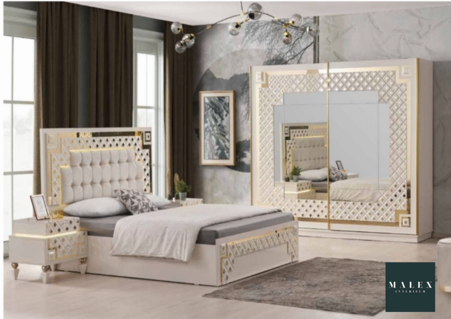 Chambre complète Cristal avec sommier