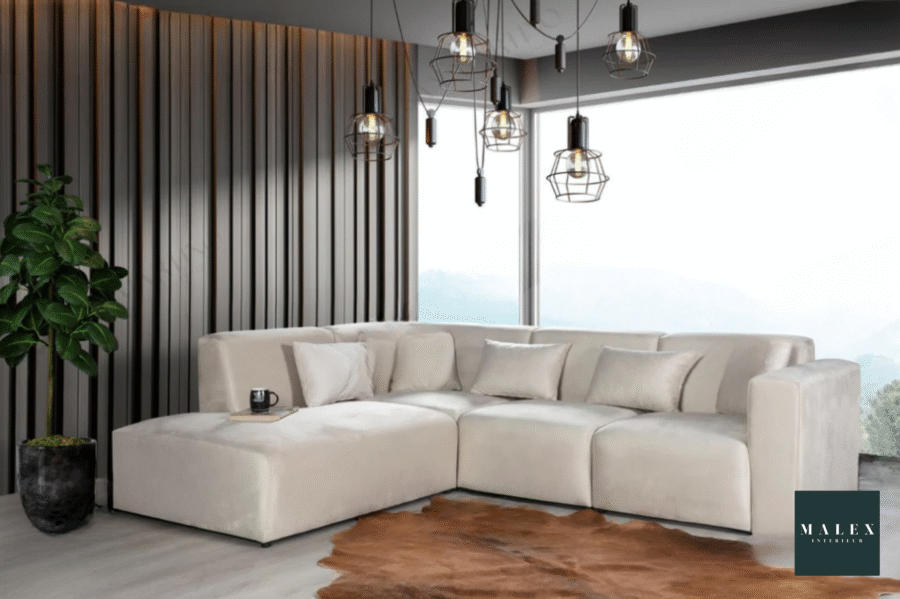 Canapé Modulable Coco + 2 Rideaux OFFERT