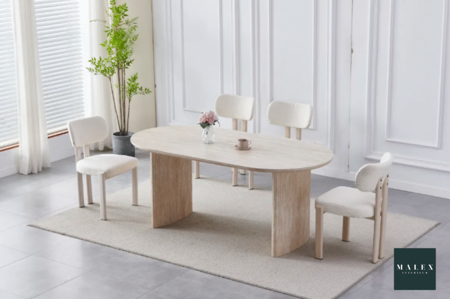Ensemble Joséphine + Chaises Hera