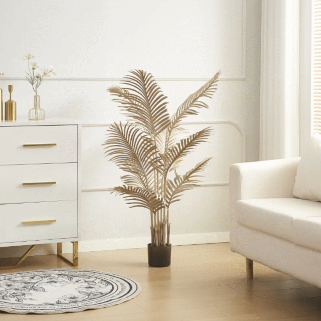 Plante artificielle Palmier doré