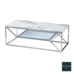 Marbre Blanc Chrome