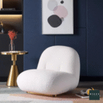 Fauteuil Loving écru gold