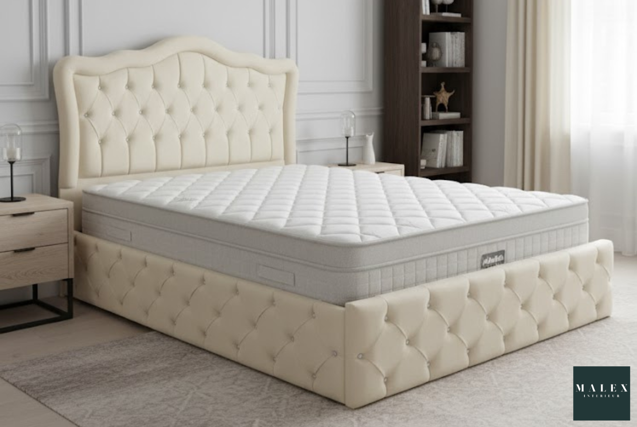 Cadre de lit Venise + Sommier