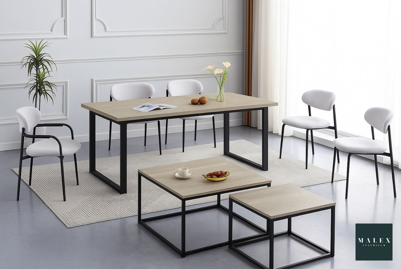 Ensemble Table à manger + Table basse Belgrade