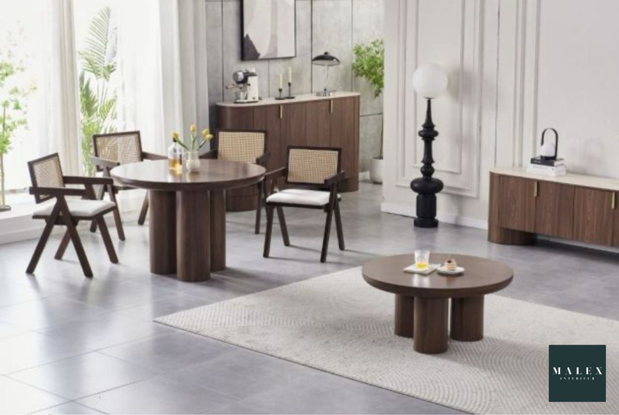 Ensemble Table à manger + Table basse Maya